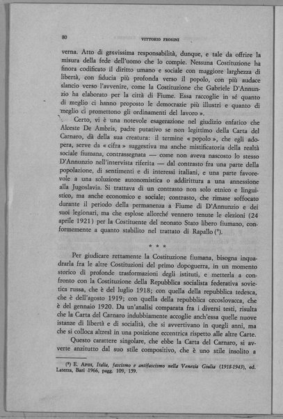 D'Annunzio e la "carta del Carnaro"